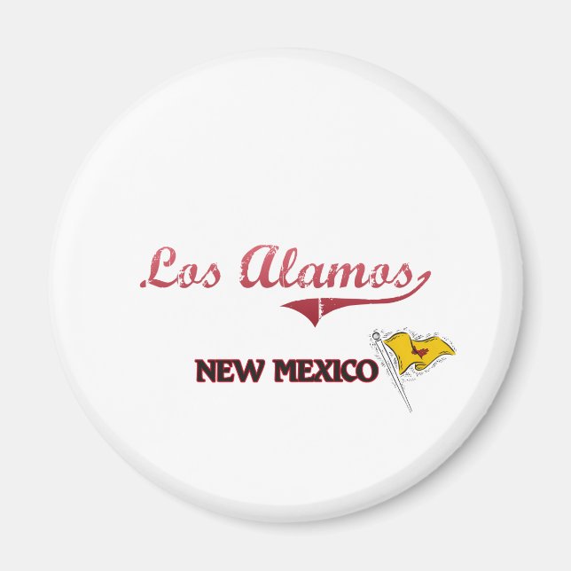 Los Alamos New Mexico City Classic Magnet (Vorne)