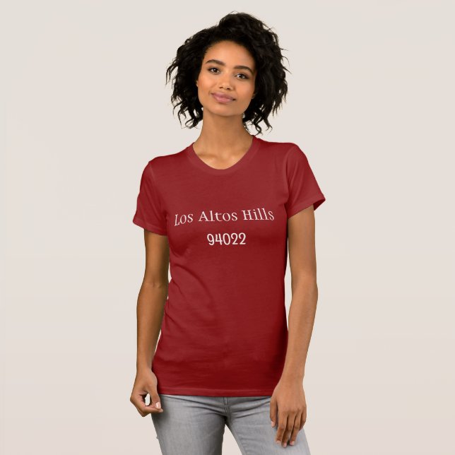 Los Altos Hills94022 Stadt und Postleitzahl T-Shirt (Vorne ganz)