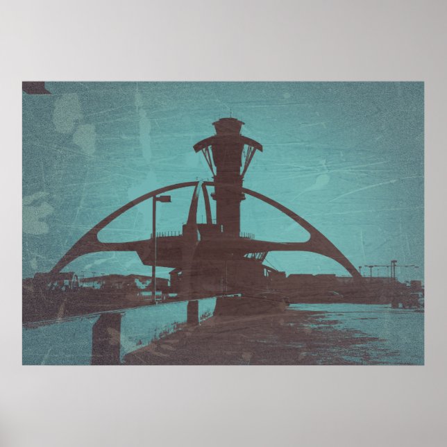 Los Angeles Airport LAX Poster (Vorne)