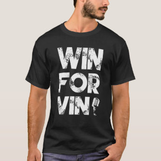 Los Angeles Baseball Announcer Win for Vin Microph T-Shirt