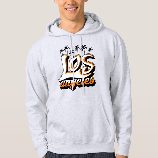 Los Angeles Basic Hooded Sweatshirt - Iconic Style (Vorderseite)