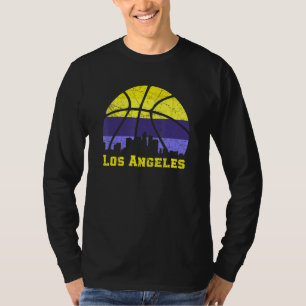 Los Angeles Basketball B Ball City California T-Shirt