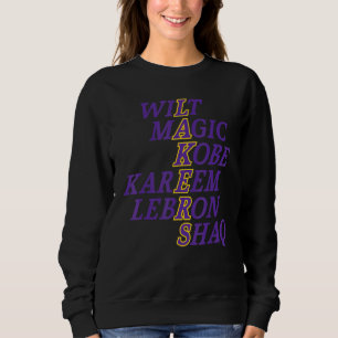 Los Angeles Basketball La Basketball Sweatshirt
