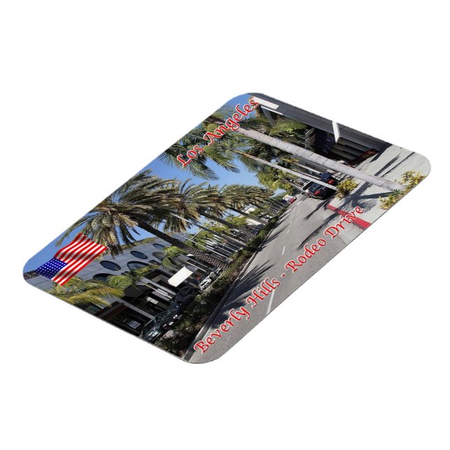 Los Angeles - Beverly Hills - Rodeo Drive - U.S.A. Magnet (Linke Seite)