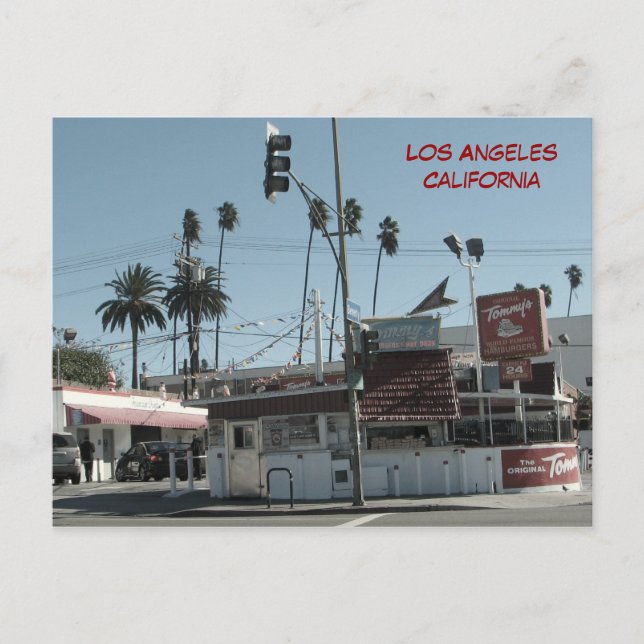 Los Angeles Burgers Postcard! Postkarte (Vorderseite)