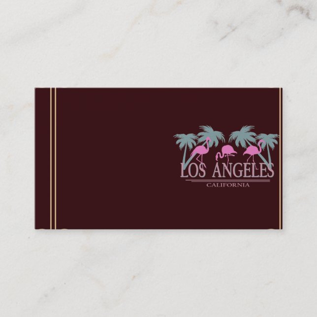 Los Angeles Business Card Visitenkarte (Vorderseite)