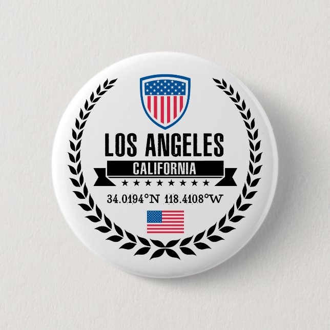 Los Angeles Button (Vorderseite)