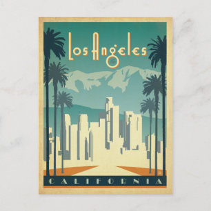 Los Angeles, CA 2 Postkarte