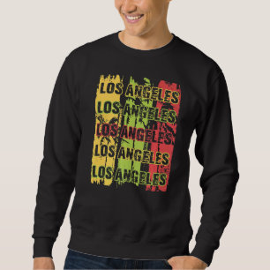 Los Angeles Ca 80er Retro Vintag Los Angeles Sweatshirt