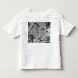 Los Angeles, CA-Ansicht von Biltmore Hotel und Kleinkind T-shirt