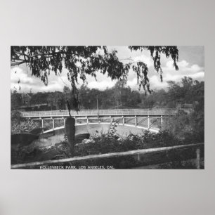 Los Angeles, CA-Ansicht von Hollenbeck Park Poster