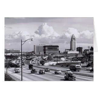 Los Angeles CA Autobahn 1950er Jahre Karte
