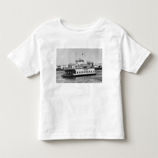 Los Angeles, CA-Fähren-Inselbewohner nahe Hafen Kleinkind T-shirt (Vorderseite)