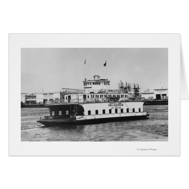 Los Angeles, CA Ferry Islander in der Nähe von Haf (Vorderseite (Horizontal))