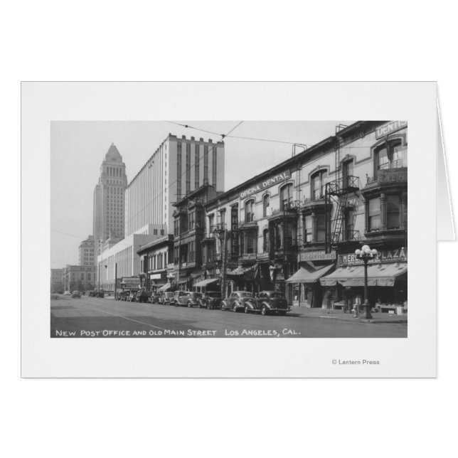 Los Angeles, CA Post und Old Main (Vorderseite (Horizontal))