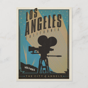 Los Angeles, CA Postkarte