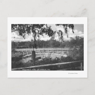 Los Angeles, CA View of Hollenbeck Park Postkarte