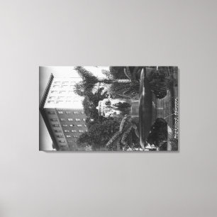 Los Angeles, CA View of Perishing Square Leinwanddruck