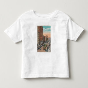 Los Angeles, CABroadway von der 4. Straßen-Ansich Kleinkind T-shirt