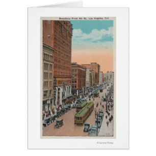 Los Angeles, CABroadway von der 4. Straßen-Ansicht