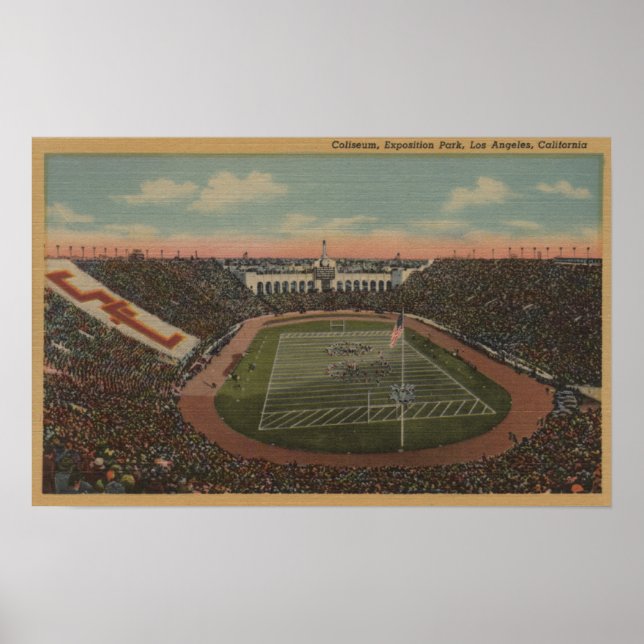 Los Angeles, CAColiseum auf der Ausstellung Park Poster (Vorne)