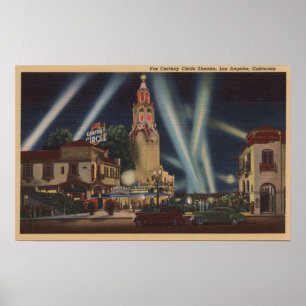 Los Angeles, CAFox Carthay Circle Theater View Poster