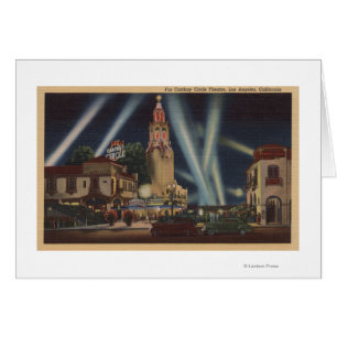 Los Angeles, CAFox Carthay Kreis-Theater-Ansicht
