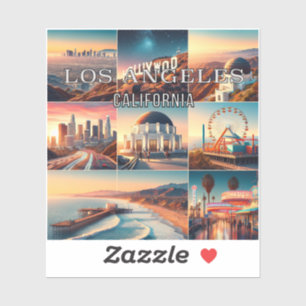 Los Angeles California 3 Inch Vinyl Sticker