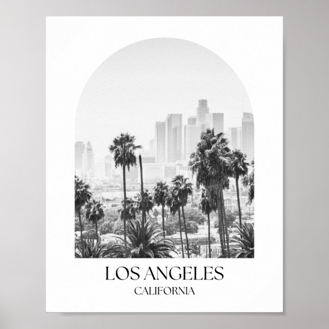 Los Angeles California Arch Foto Print Poster (Vorne)