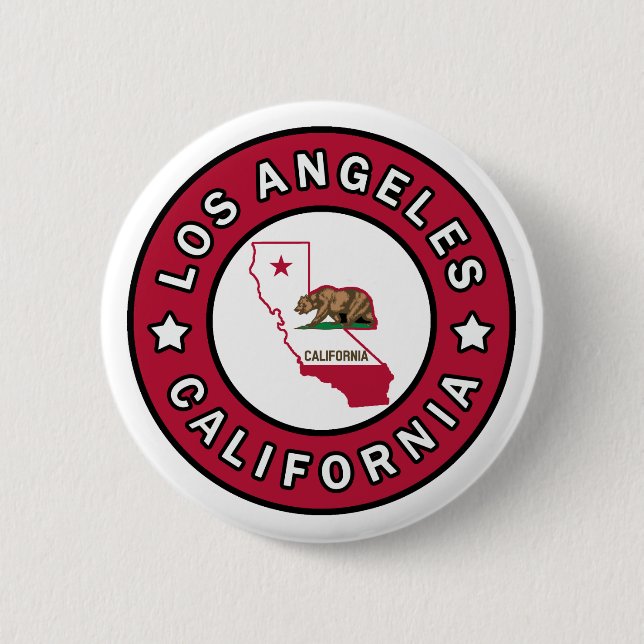 Los Angeles California Button (Vorderseite)