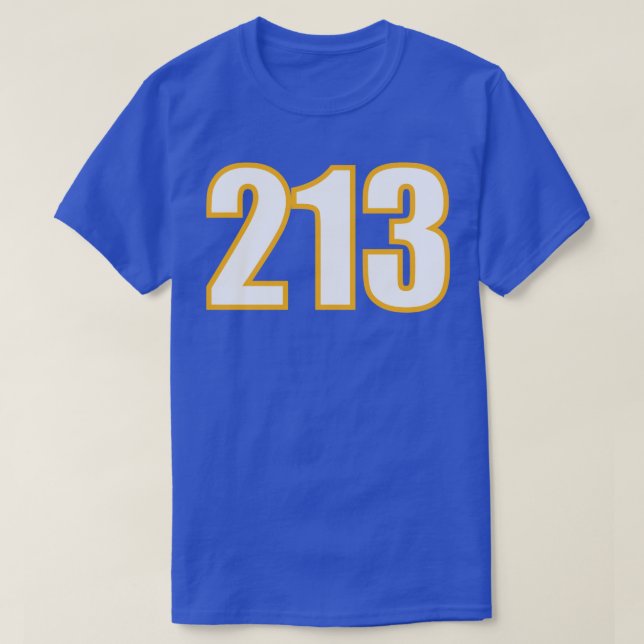 Los Angeles California CA Area Code T-Shirt (Design vorne)