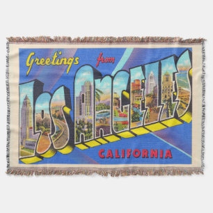 Los Angeles California CA Großbuchstabe Postkarte Decke
