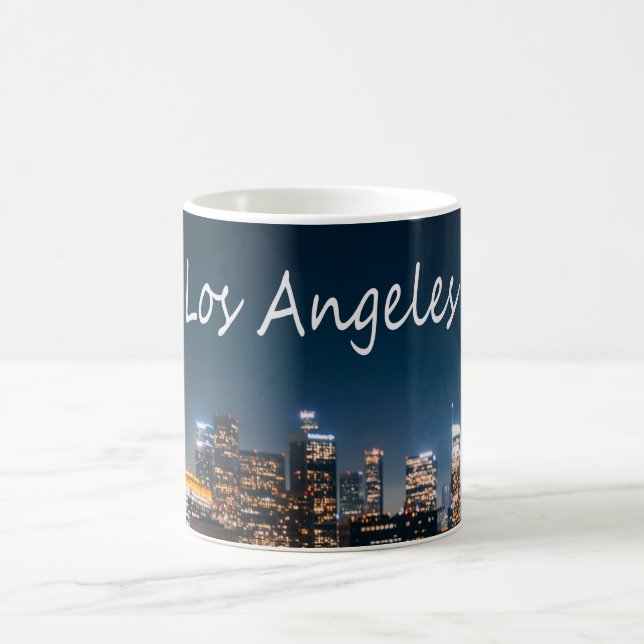 Los Angeles California City Skyline Kaffeetasse (Mittel)