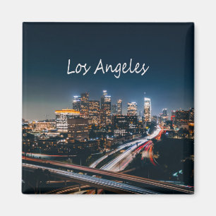 Los Angeles California City Skyline Magnet