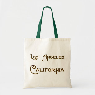 Los Angeles California Deco Logo Leinwandtasche Tragetasche