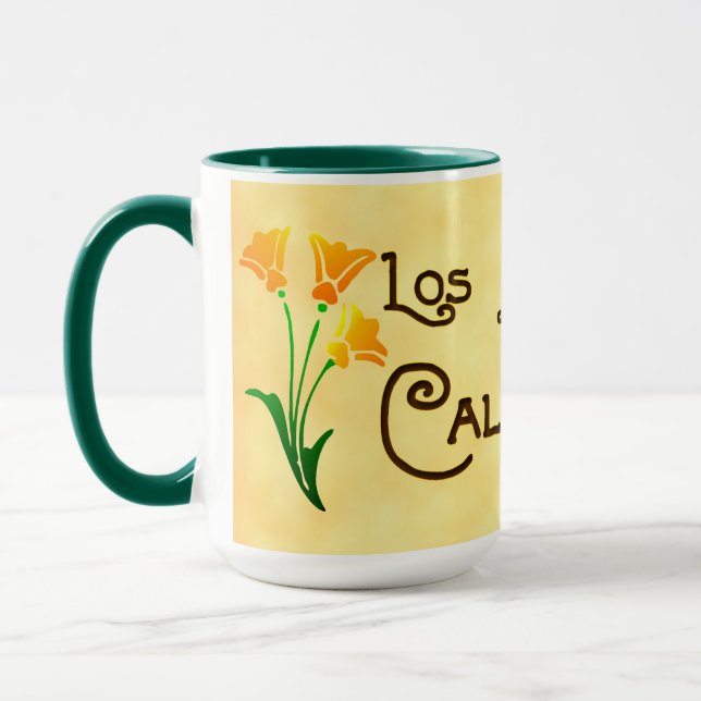 Los Angeles California Deko Poppy Tasse (Links)
