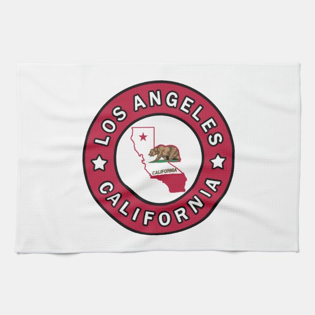 Los Angeles California Handtuch (Horizontal)