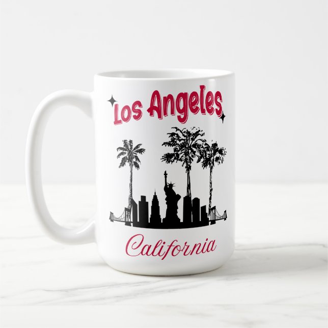Los Angeles California Kaffeetasse (Links)