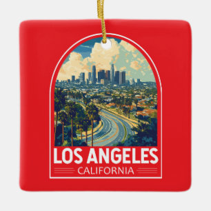 Los Angeles California Keramikornament