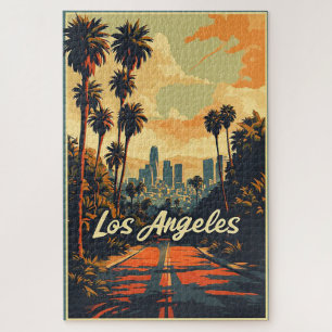 Los Angeles California Küstenlandschaft Wanddekora Puzzle