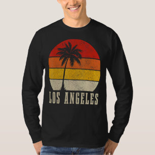 Los Angeles California La Palm Trees Vintager Stol T-Shirt
