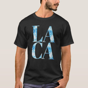 Los Angeles California LA Souvenirs Blue White T-Shirt