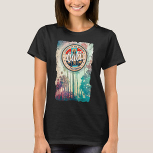 Los Angeles California Landkreis Cali Palm Tree Sk T-Shirt