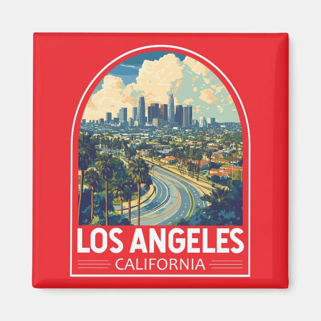 Los Angeles California Magnet (Vorne)