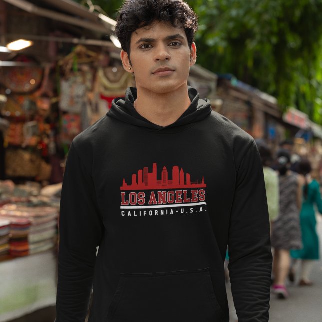Los Angeles California Modern Skyline Hoodie (Von Creator hochgeladen)
