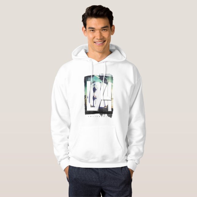 Los Angeles, California Palm Tree Beach, Hoodie (Vorne ganz)