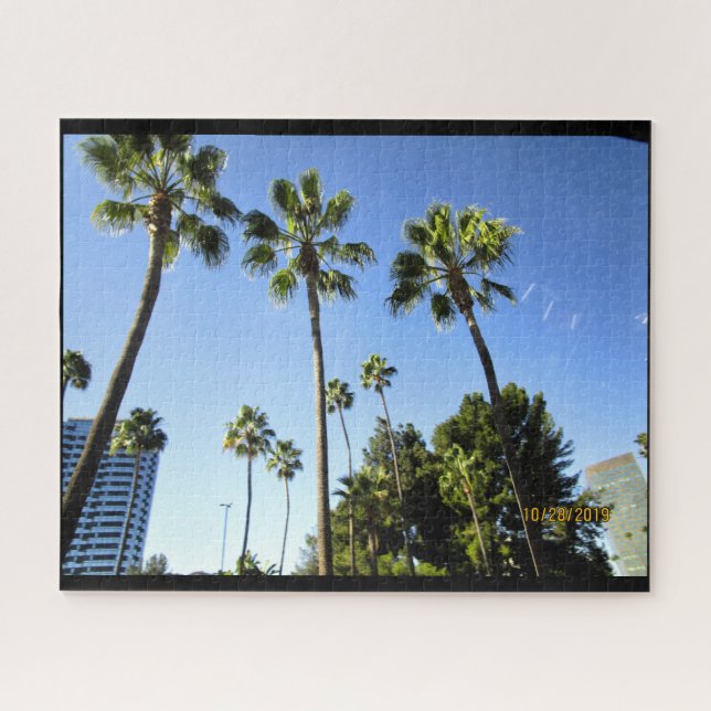 LOS ANGELES CALIFORNIA PALMS PUZZLE (Horizontal)