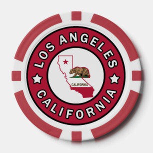 Los Angeles California Pokerchips