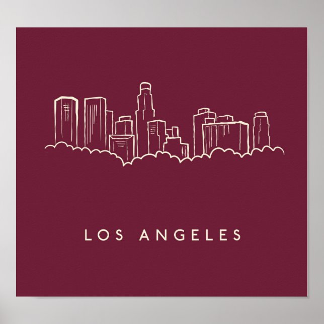 Los Angeles California Poster (Vorne)
