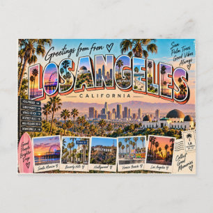 Los Angeles California Postkarte